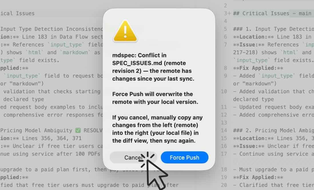 When there is a conflict