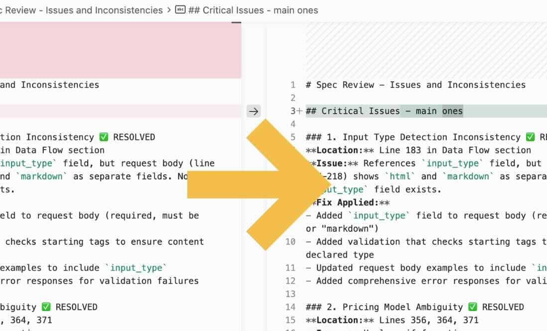 Do the changes on the right panel and click push again